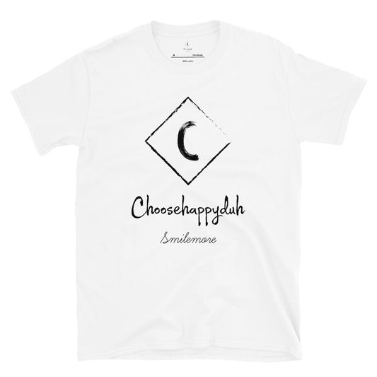 choosehappyduh Black Original Logo Unisex T-Shirt